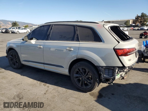 2021 Audi Q7 Premium with VIN WA1AXAF74MD015328, listed as a Copart auction lot 75545144 with 65,854 mi miles and Salvage title. Bid and sale history available at DreamBid. Image 2.