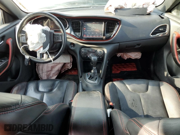 2015 Dodge Dart GT with VIN 1C3CDFEB5FD364385, listed as a Copart auction lot 54572275 with 148,033 mi miles and Salvage title. Bid and sale history available at DreamBid. Image 8.