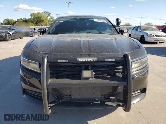 2019 Dodge Charger Police with VIN 2C3CDXAGXKH753432, listed as a Copart auction lot 71969554 with 77,385 mi miles and Clean Title. Bid and sale history available at DreamBid. Image 5.