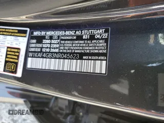 2022 Mercedes-Benz C 300 z VIN W1KAF4GB3NR045623, wystawiony jako Copart lot #65544294 z przebiegiem 22 801 mil mil oraz Szkoda całkowita • Salvage title. Historia ofert i sprzedaży dostępna na DreamBid. Obrazek 14.