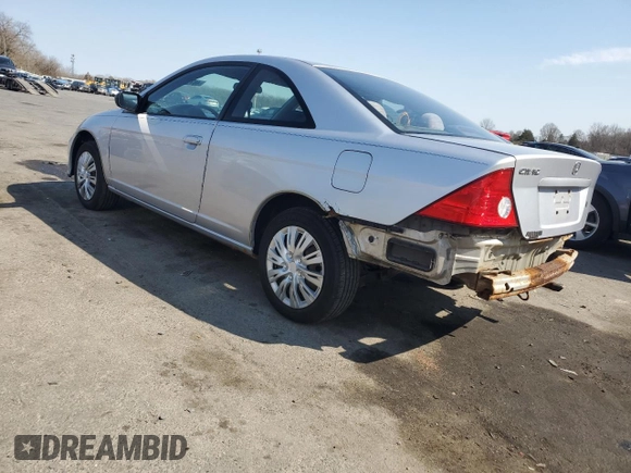 2004 Honda Civic LX with VIN 1HGEM22554L004730, listed as a Copart auction lot 48778575 with 253,548 mi miles and Salvage Title. Bid and sale history available at DreamBid. Image 2.