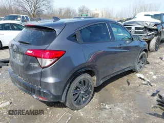 2022 Honda HR-V Sport with VIN 3CZRU6H10NM727178, listed as a IAAI auction lot 41921282 with 44,626 mi miles. Bid and sale history available at carsss.com. Image 4.