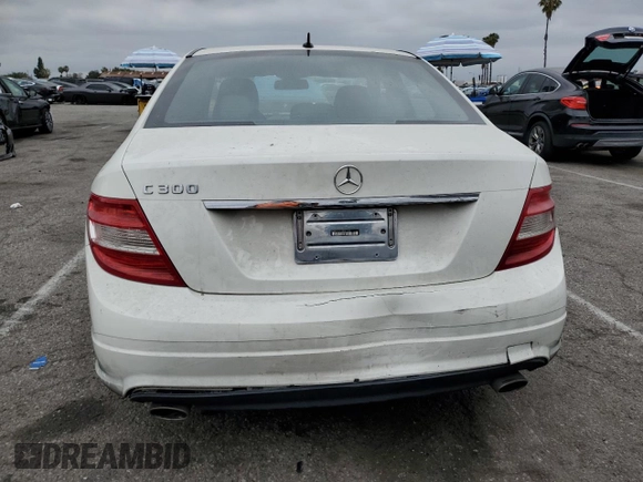 2008 Mercedes-Benz C 300 Sport with VIN WDDGF54X18R021664, listed as a Copart auction lot 56033475 with 297,036 mi miles and Salvage title. Bid and sale history available at DreamBid. Image 6.