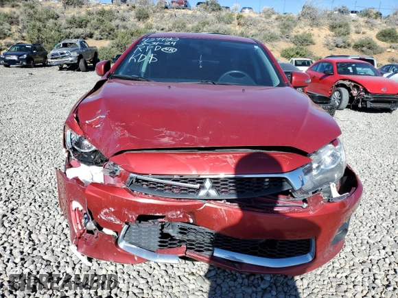 2017 Mitsubishi Lancer ES with VIN JA32V2FWXHU013682, listed as a Copart auction lot 50646664 with Not Provided miles and Salvage Title. Bid and sale history available at carsss.com. Image 5.