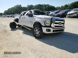 2015 Ford F-250 Lariat with VIN 1FT7W2BT0FEC86878, listed as a Copart auction lot 53724575 with Not provided miles and Salvage title. Bid and sale history available at DreamBid. Image 14.