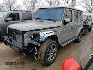 2023 Mercedes-Benz G 550 with VIN W1NYC6BJ3PX485277, listed as a Copart auction lot 43910834 with 4,902 mi miles and Salvage Title. Bid and sale history available at DreamBid. Image 1.