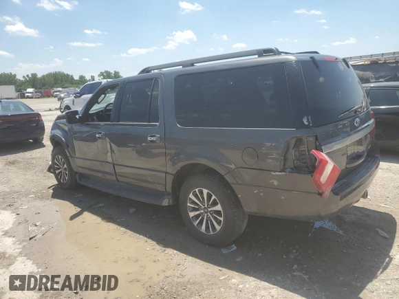 2015 Ford Expedition Max XLT with VIN 1FMJK1JTXFEF44008, listed as a Copart auction lot 62834655 with 137,619 mi miles and Salvage title. Bid and sale history available at DreamBid. Image 2.