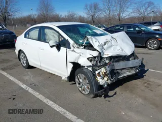 2012 Honda Civic LX with VIN 19XFB2F56CE379729, listed as a IAAI auction lot 41610909 with Not Provided miles and . Bid and sale history available at DreamBid. Image 1.