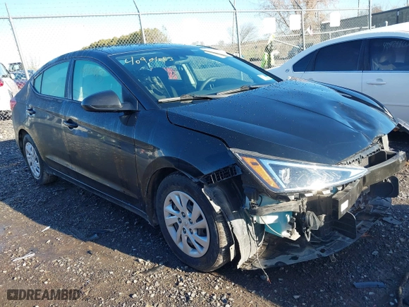 2020 Hyundai Elantra SE with VIN 5NPD74LF2LH515044, listed as a IAAI auction lot 40904053 with 33,341 mi miles. Bid and sale history available at carsss.com. Image 1.