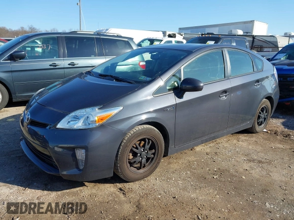 2014 Toyota Prius Four with VIN JTDKN3DU6E1760525, listed as a IAAI auction lot 42004587 with 211,534 mi miles and . Bid and sale history available at DreamBid. Image 2.