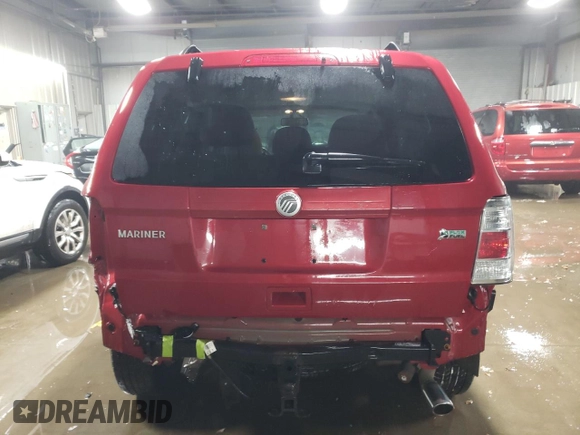 2010 Mercury Mariner with VIN 4M2CN8BGXAKJ25787, listed as a Copart auction lot 41902635 with 98,185 mi miles and Salvage title. Bid and sale history available at DreamBid. Image 6.