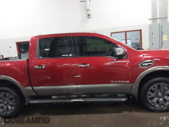 2017 Nissan Titan SV with VIN 1N6AA1E53HN529594, listed as a IAAI auction lot 41479406 with 121,715 mi miles and . Bid and sale history available at DreamBid. Image 14.