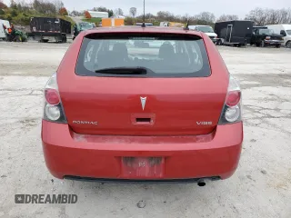 2009 Pontiac Vibe w/1SA with VIN 5Y2SP67859Z466325, listed as a Copart auction lot 82521294 with 129,191 mi miles and Salvage Title. Bid and sale history available at carsss.com. Image 6.