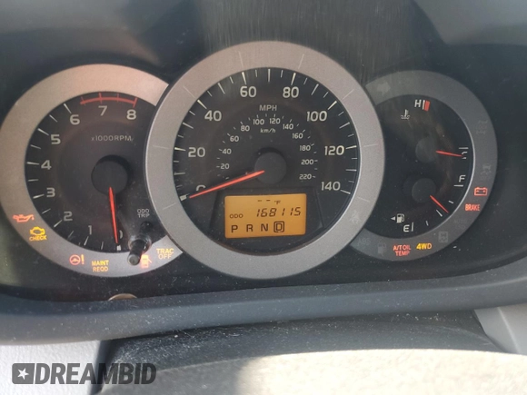 2012 Toyota RAV4 Limited with VIN 2T3DF4DV3CW262348, listed as a Copart auction lot 51750065 with 168,115 mi miles and Salvage Title. Bid and sale history available at DreamBid. Image 9.