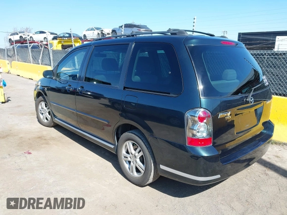 2005 Mazda MPV LX with VIN JM3LW28J250536046, listed as a IAAI auction lot 41770942 with 124,178 mi miles. Bid and sale history available at carsss.com. Image 3.