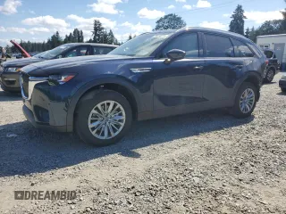 2024 Mazda CX-90 Preferred z VIN JM3KKBHA8R1142946, wystawiony jako Copart lot #60493614 z przebiegiem 5 837 mil mil oraz Szkoda całkowita • Salvage title. Historia ofert i sprzedaży dostępna na DreamBid. Obrazek 1.