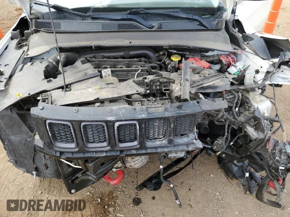 2020 Jeep Compass Trailhawk with VIN 3C4NJDDB4LT159505, listed as a Copart auction lot 53172135 with 80,722 mi miles and Salvage title. Bid and sale history available at DreamBid. Image 13.