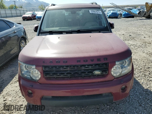 2012 Land Rover LR4 HSE with VIN SALAG2D40CA626728, listed as a Copart auction lot 53902675 with Not Provided miles and Clean Title. Bid and sale history available at DreamBid. Image 5.