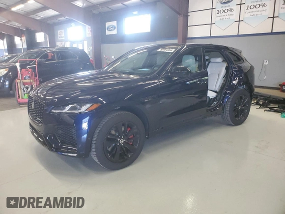 2024 Jaguar F-Pace R-Dynamic S with VIN SADCT2FU1RA739013, listed as a Copart auction lot 59994904 with 4,727 mi miles and Salvage title. Bid and sale history available at DreamBid. Image 1.