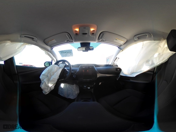 2019 Toyota Prius L Eco with VIN JTDKARFU5K3074181, listed as a IAAI auction lot 41676229 with 28,164 mi miles. Bid and sale history available at carsss.com. Image 18.