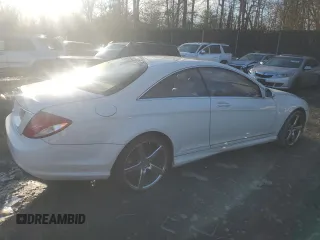 2008 Mercedes-Benz CL-Class V8 with VIN WDDEJ71X98A010416, listed as a Copart auction lot 86632714 with 0 mi miles and Clean Title. Bid and sale history available at carsss.com. Image 3.