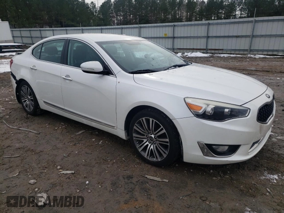 2015 Kia Cadenza Premium with VIN KNALN4D73F5194660, listed as a Copart auction lot 88107625 with 92,787 mi miles and Salvage Title. Bid and sale history available at carsss.com. Image 4.