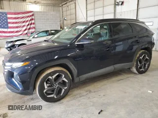2024 Hyundai Tucson Limited z VIN KM8JECD15RU169023, wystawiony jako Copart lot #59289265 z przebiegiem 13 350 mil mil oraz Szkoda całkowita • Salvage title. Historia ofert i sprzedaży dostępna na DreamBid. Obrazek 1.