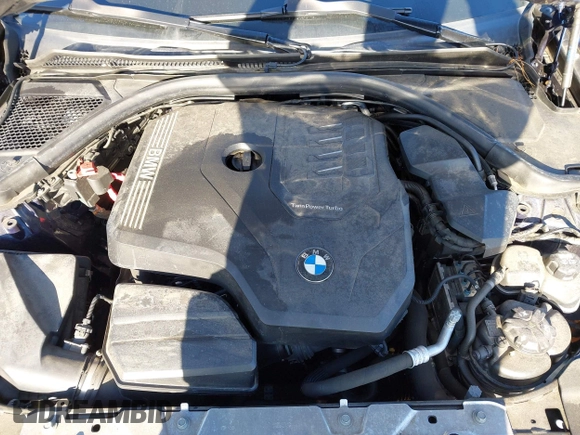 2020 BMW 3 Series 330i xDrive with VIN 3MW5R7J00L8B32413, listed as a IAAI auction lot 41940191 with 46,406 mi miles. Bid and sale history available at carsss.com. Image 10.