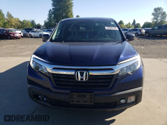 2017 Honda Ridgeline RTL-T with VIN 5FPYK3F63HB008494, listed as a Copart auction lot 55640195 with 91,131 mi miles and Salvage title. Bid and sale history available at DreamBid. Image 5.