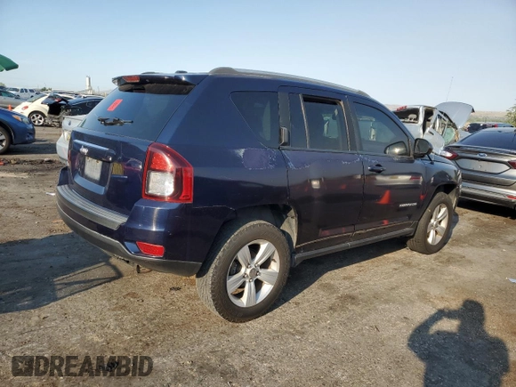 2017 Jeep Compass Sport SE z VIN 1C4NJDBB5HD144639, wystawiony jako Copart lot #65048295 z przebiegiem 256 979 mil mil oraz Czysty tytuł • Clean title. Historia ofert i sprzedaży dostępna na DreamBid. Obrazek 3.