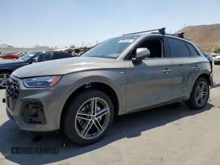2023 Audi Q5 S line Premium Plus with VIN WA1E2AFYXP2109190, listed as a Copart auction lot 58004343 with 3,338 mi miles and . Bid and sale history available at DreamBid. Image 1.