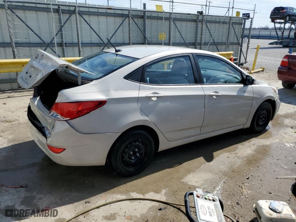 2015 Hyundai Accent GLS with VIN KMHCT4AE4FU934410, listed as a Copart auction lot 48546775 with 95,801 mi miles and Non Repairable. Bid and sale history available at carsss.com. Image 3.
