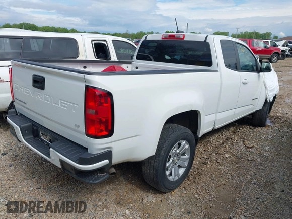2021 Chevrolet Colorado 2WD LT with VIN 1GCHSCEA8M1205131, listed as a IAAI auction lot 42273672 with 84,711 mi miles and . Bid and sale history available at DreamBid. Image 4.