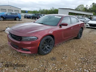 2018 Dodge Charger SXT Plus with VIN 2C3CDXHG8JH203439, listed as a Copart auction lot 43876725 with Not Provided miles and Salvage Title. Bid and sale history available at carsss.com. Image 1.