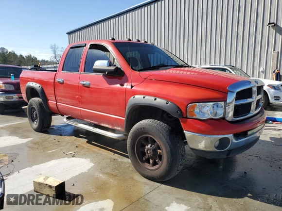 2003 Dodge Ram 2500 ST with VIN 3D7KU28C83G843344, listed as a Copart auction lot 43258595 with 145,013 mi miles and Salvage Title. Bid and sale history available at carsss.com. Image 4.
