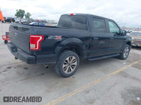 2017 Ford F-150 XL with VIN 1FTEW1EP1HFA58630, listed as a IAAI auction lot 42526747 with 182,514 mi miles and . Bid and sale history available at DreamBid. Image 4.