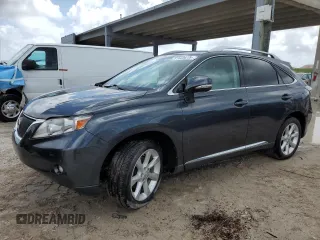 2010 Lexus RX 350 with VIN 2T2ZK1BA3AC036815, listed as a Copart auction lot 51643615 with 0 mi miles and Salvage Title. Bid and sale history available at carsss.com. Image 1.