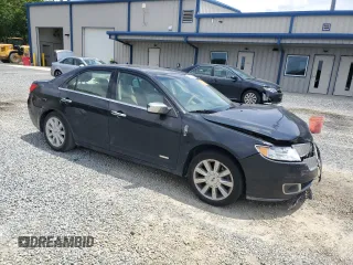 2012 Lincoln MKZ Hybrid with VIN 3LNDL2L37CR816973, listed as a Copart auction lot 60059135 with Not provided miles and Salvage title. Bid and sale history available at DreamBid. Image 4.