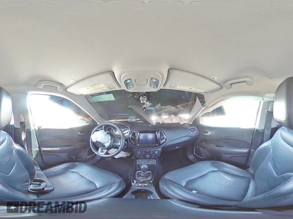 2018 Jeep Compass Limited with VIN 3C4NJCCB4JT362175, listed as a Copart auction lot 52439535 with 123,034 mi miles and Salvage Title. Bid and sale history available at carsss.com. Image 13.