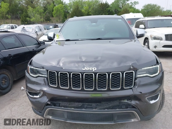 2017 Jeep Grand Cherokee Limited with VIN 1C4RJEBG7HC743311, listed as a IAAI auction lot 42075924 with 94,948 mi miles and . Bid and sale history available at DreamBid. Image 12.