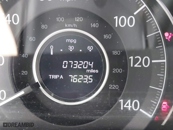 2016 Honda CR-V EX with VIN 3CZRM3H51GG717665, listed as a IAAI auction lot 41829921 with 73,204 mi miles. Bid and sale history available at carsss.com. Image 16.