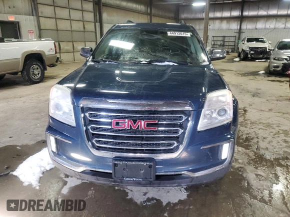 2017 GMC Terrain SLE with VIN 2GKFLTE38H6253449, listed as a Copart auction lot 44912615 with 164,449 mi miles and Clean Title. Bid and sale history available at carsss.com. Image 5.