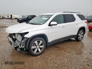 2019 Chevrolet Traverse LT z VIN 1GNERHKW8KJ181381, wystawiony jako Copart lot #60486315 z przebiegiem 222 042 mil mil oraz Szkoda całkowita • Salvage title. Historia ofert i sprzedaży dostępna na DreamBid. Obrazek 1.