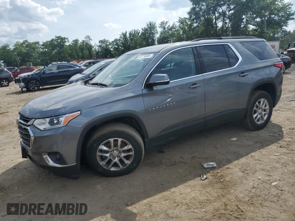 2019 Chevrolet Traverse LT Cloth with VIN 1GNEVGKW9KJ156849, listed as a Copart auction lot 62774065 with 37,958 mi miles and Salvage title. Bid and sale history available at DreamBid. Image 1.