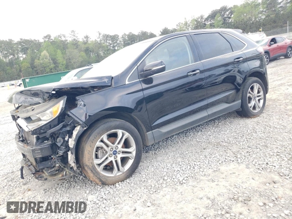 2016 Ford Edge Titanium with VIN 2FMPK3K9XGBB50952, listed as a Copart auction lot 51836585 with 135,940 mi miles and Clean Title. Bid and sale history available at carsss.com. Image 1.