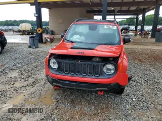 2018 Jeep Renegade Trailhawk with VIN ZACCJBCBXJPG96008, listed as a Copart auction lot 56657785 with 46,560 mi miles and Salvage title. Bid and sale history available at DreamBid. Image 5.