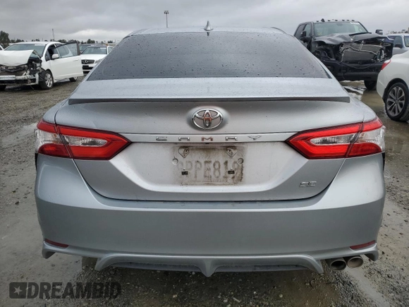 2020 Toyota Camry SE with VIN 4T1M11AKXLU907304, listed as a Copart auction lot 49241175 with 55,931 mi miles and Salvage Title. Bid and sale history available at carsss.com. Image 6.