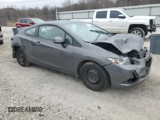2013 Honda Civic Cpe LX with VIN 2HGFG3B51DH521795, listed as a Copart auction lot 43772055 with 83,740 mi miles and Salvage Title. Bid and sale history available at carsss.com. Image 4.