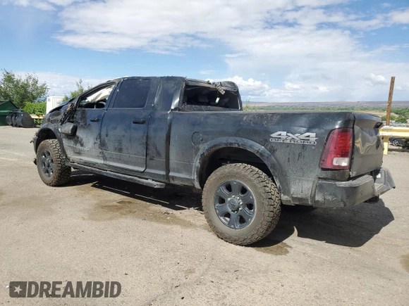 2018 Ram 2500 Laramie with VIN 3C6UR5NL7JG426666, listed as a Copart auction lot 56964865 with 77,686 mi miles and Salvage title. Bid and sale history available at DreamBid. Image 2.