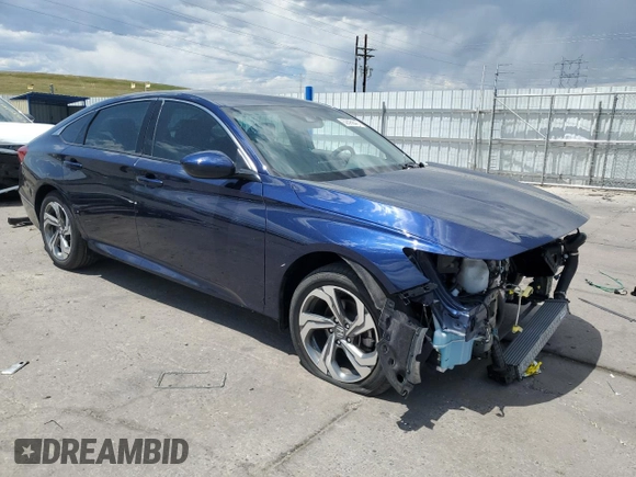 2019 Honda Accord EX with VIN 1HGCV1F42KA047253, listed as a Copart auction lot 62895545 with 28,845 mi miles and Salvage title. Bid and sale history available at DreamBid. Image 4.
